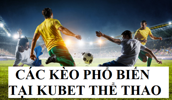 Các loại kèo cá cược thể thao tại Kubet